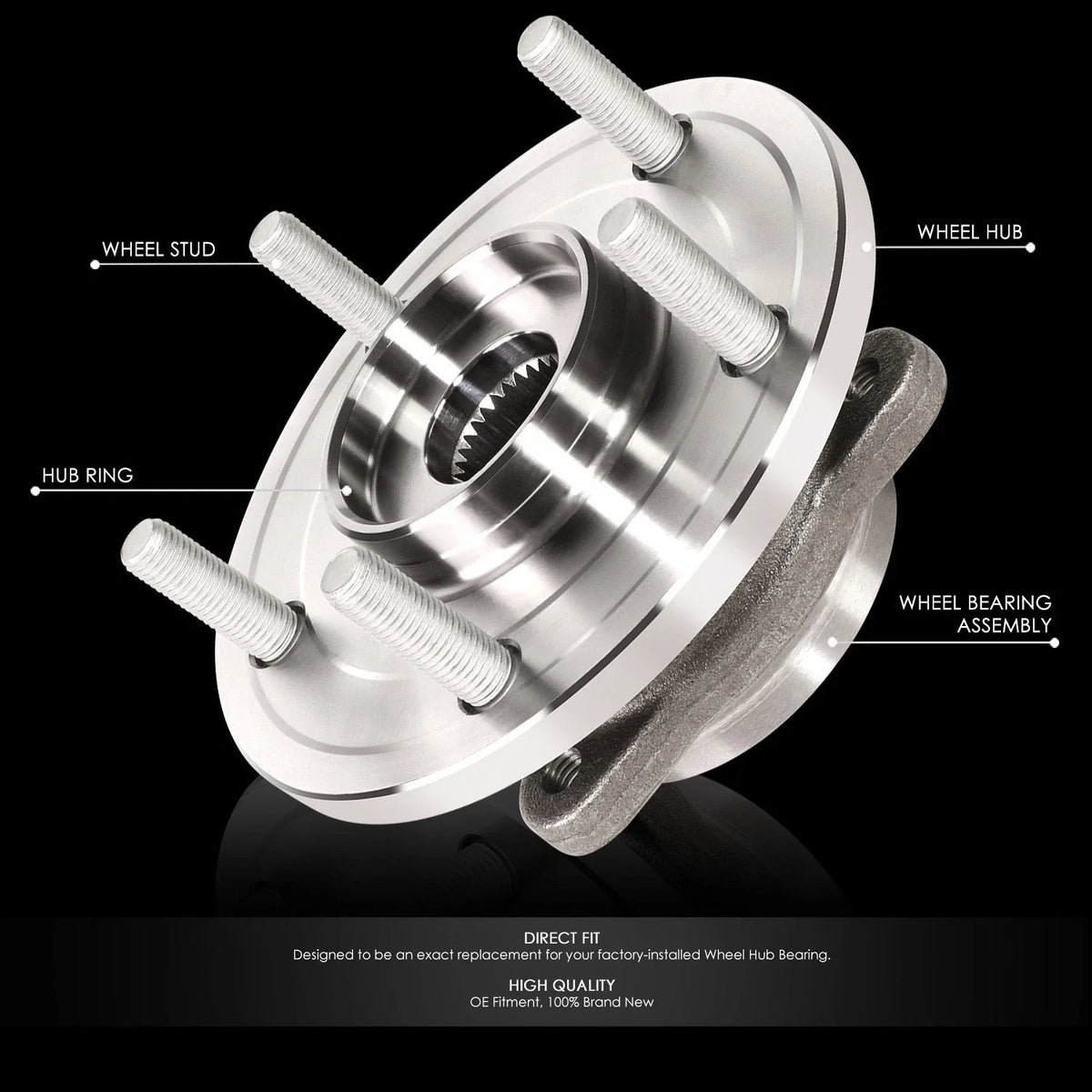 Wheel Bearing & Hub for Dodge Journey (2009–2020)
