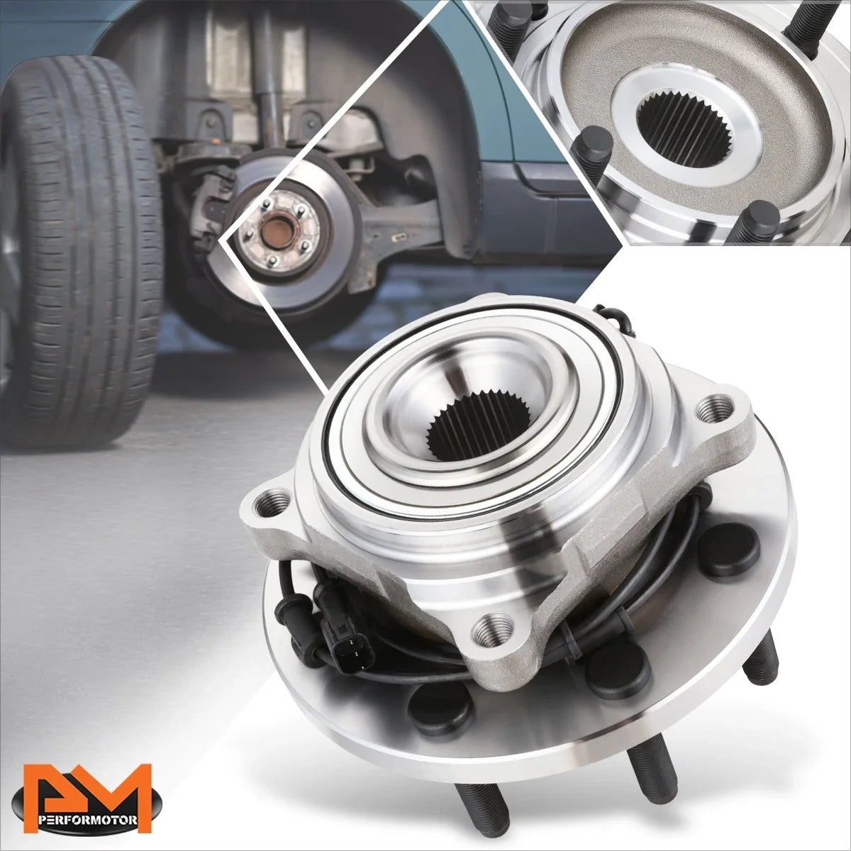 Bearing Assembly Kit with ABS Sensor for Dodge Ram 2500 3500 Front (2009–2011)