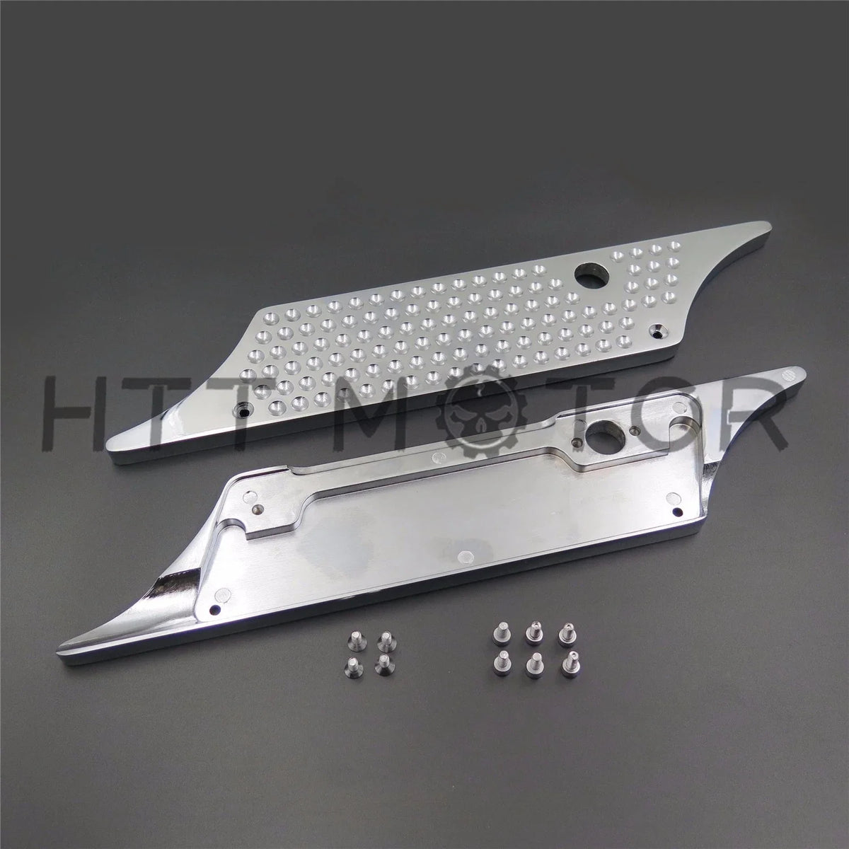 Chrome Billet Saddlebag Latch Cover for Touring Models (Harley 1993-2013)