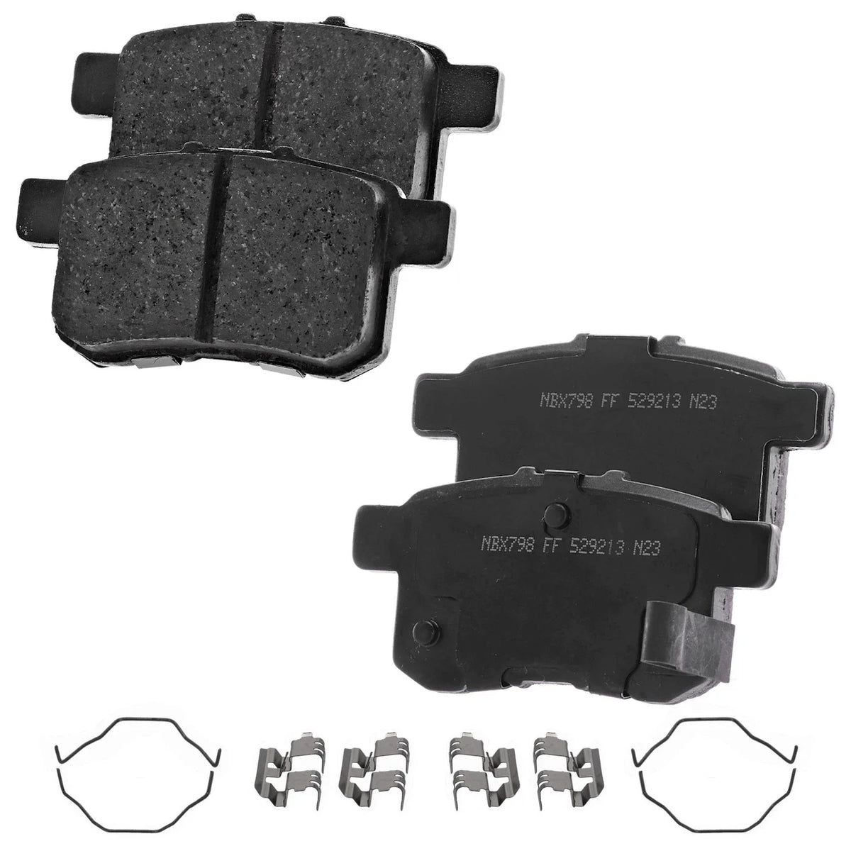 Rear Brake Rotor and Pad Kit for Accord (2008-2017)