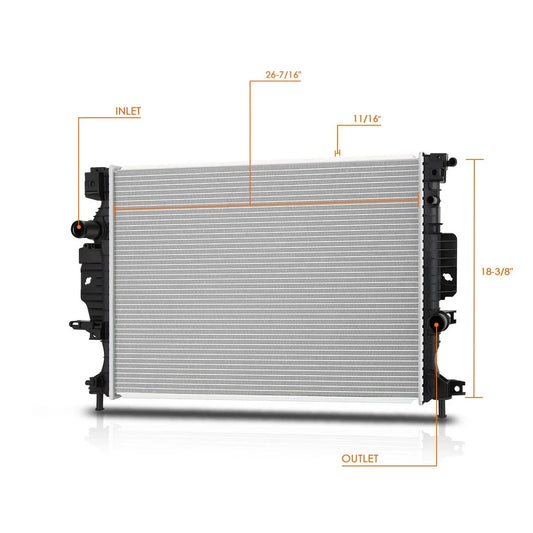 Aluminum Radiator DPI-13321 for Ford Fusion/MKZ (2013–2020)