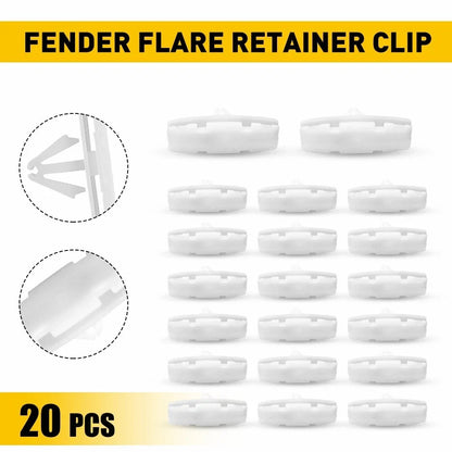 Set of 20 Fender Flare Clips for Jeep Gladiator JL Wrangler 2018-2020