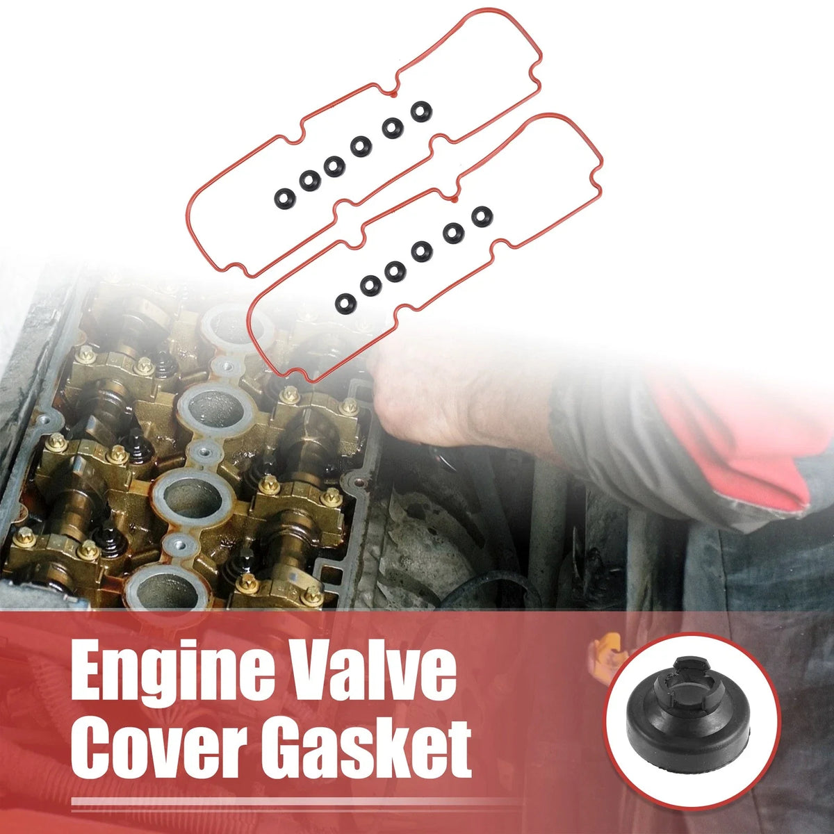 Engine Valve Cover Gasket Kit for Buick Chevrolet Oldsmobile (VS50080R)