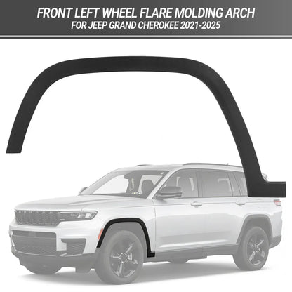 Left Front Wheel Fender Flare Molding for Jeep Grand Cherokee 2021-2025