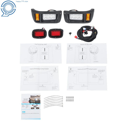 LED Headlights/Tail Lights Kit for Club Car DS (1993–Present)