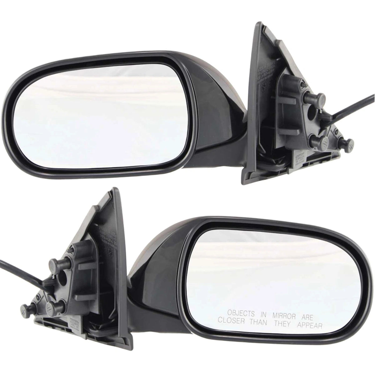 Set of 2 Heated Mirrors for Driver & Passenger Side (IN1321104, IN1300104)