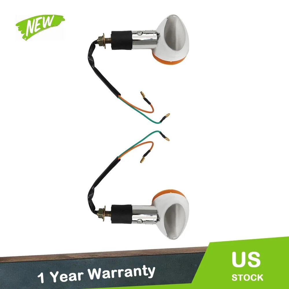 2X Motorcycle Turn Signal Blinker Light for Honda Suzuki Yamaha