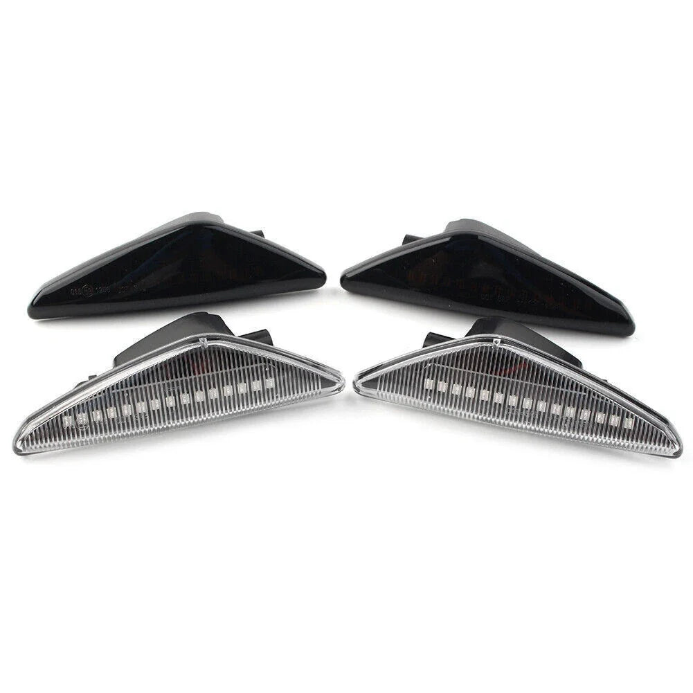 Pair Dynamic LED Side Marker Turn Signal Light for BMW X3 F25, X5 E70, X6 E71, E72