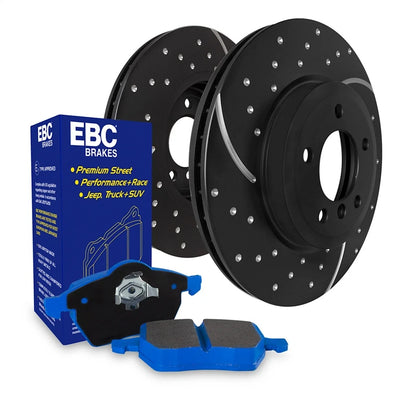 2X Brake Disc and Pad Kit for VW Jetta