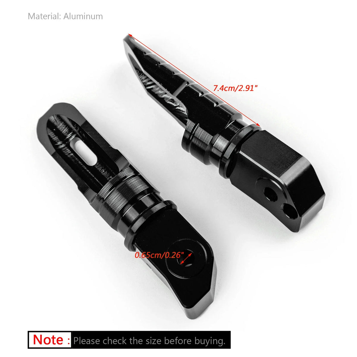Rear Footrests Foot Pegs for Honda CBR250RR CBR600RR CBR1000RR CB1100 CBR900 (1990–2023)