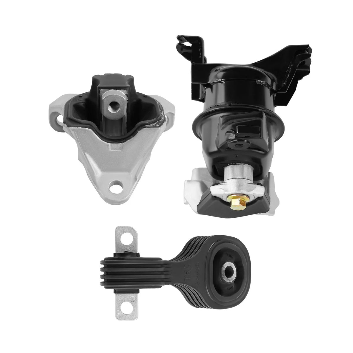 3pc Engine and Transmission Mounts for Honda Civic 1.8L L4 2014-2015