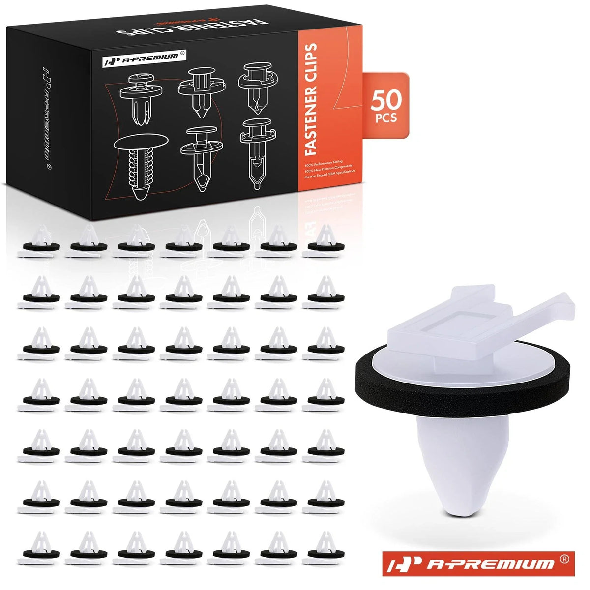 Set of 50 Nylon Moulding Clips for Chevy Buick (2013–2020)