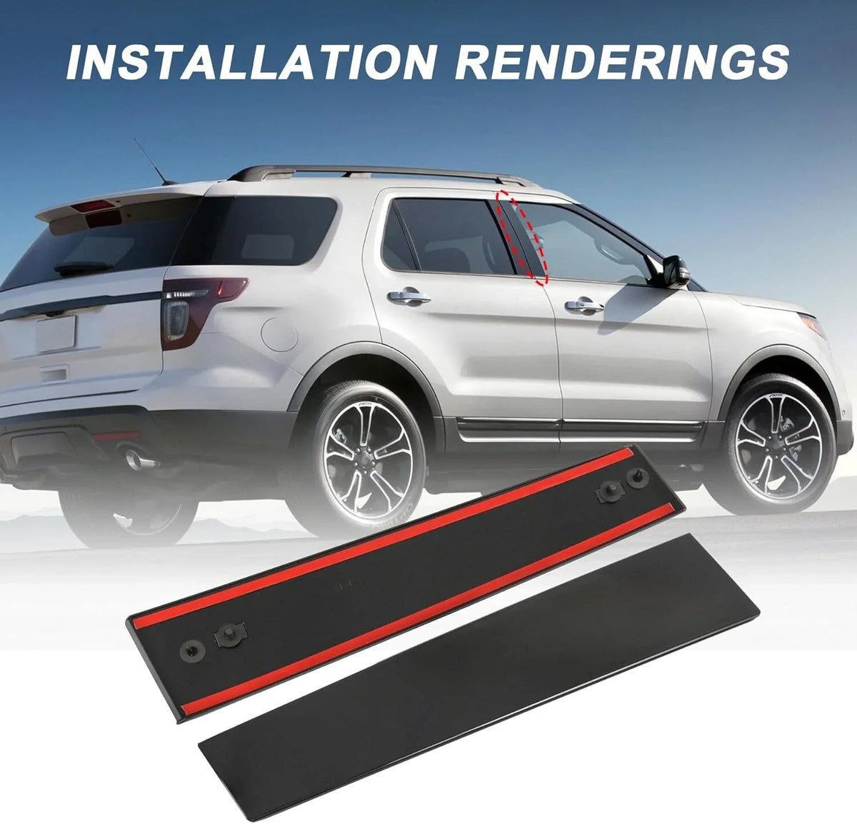 B Pillar Molding for Ford Explorer 2011 to 2016 926-449