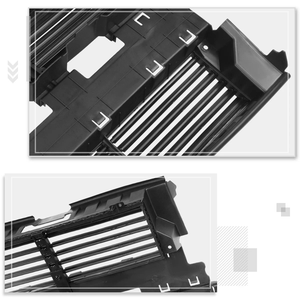 2013-2016 Ford Fusion Active Radiator Shutter Assembly