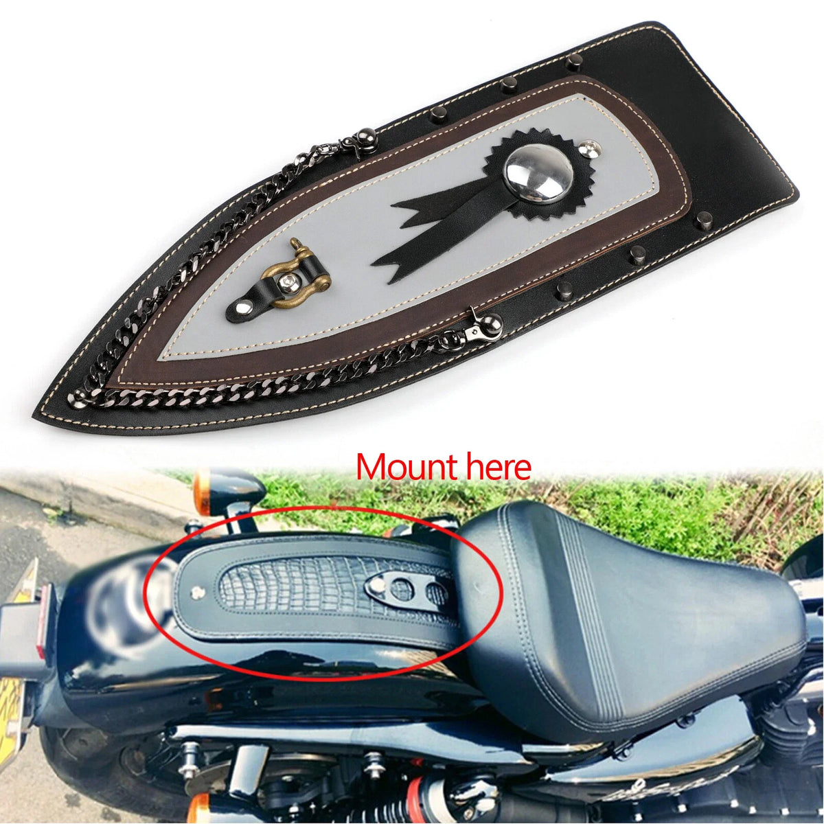 Rear Fender Bib for Harley Sportster XL883 (2004–2016)