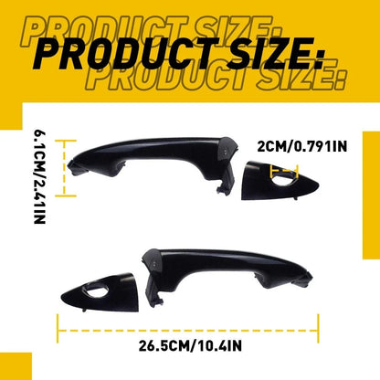 Outer Door Handle Pair - 2X for Hyundai Accent 2012-2017