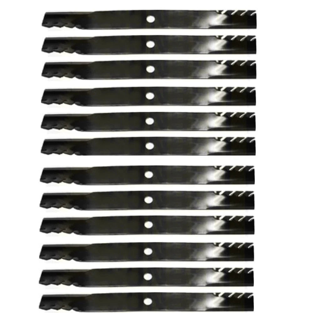 12 Pack Mulcher Blade for John Deere 72" 1070, 2210, 3120, 3320, 3520, 3720, 4010