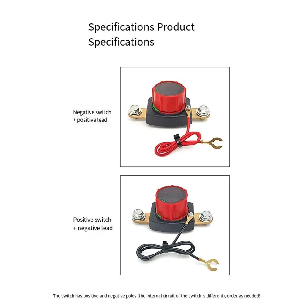 Battery Disconnect Switch for Universal Applications (Flame Retardant Nylon)