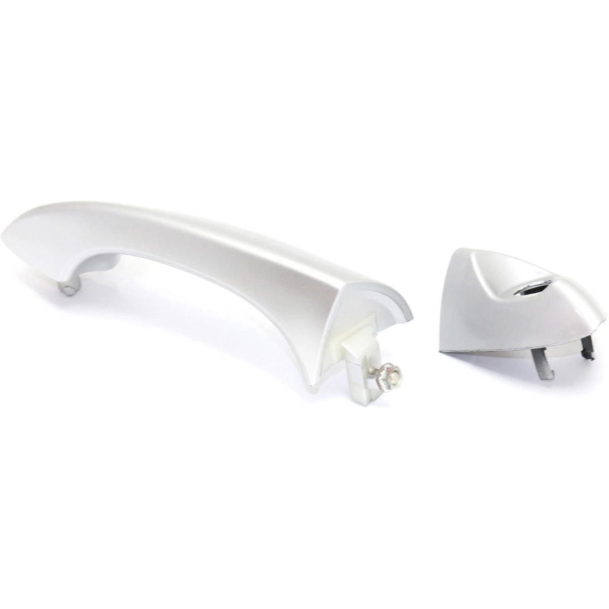 Exterior Door Handle for BMW X5 (2000–2006) Front Driver Side Silver Plastic
