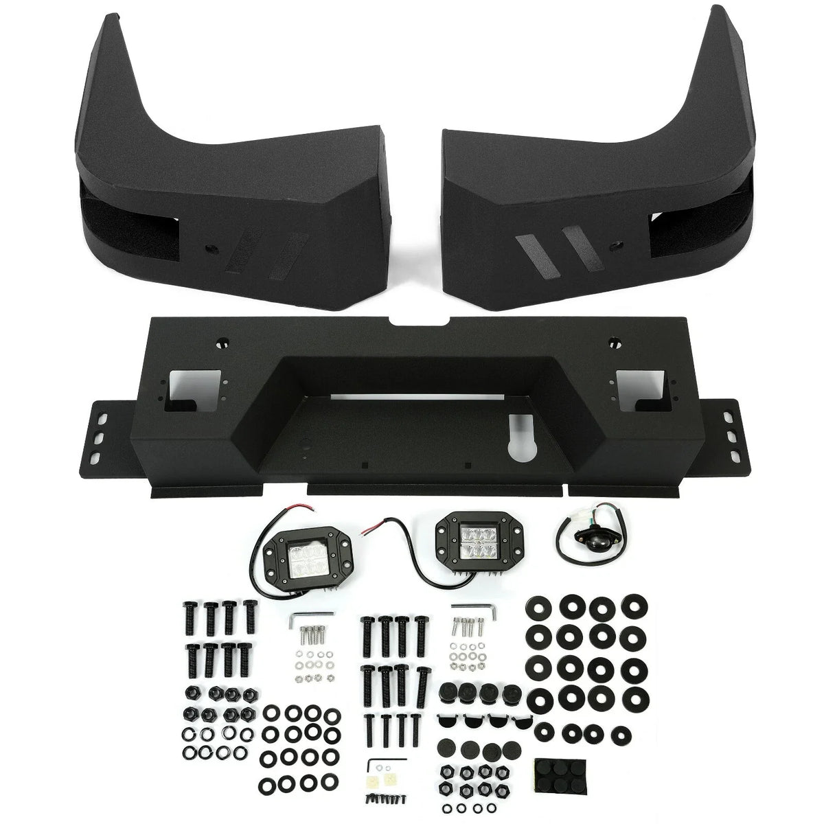 Rear Bumper with LED Lights Steel for Ram 2500 3500 (2010–2024)