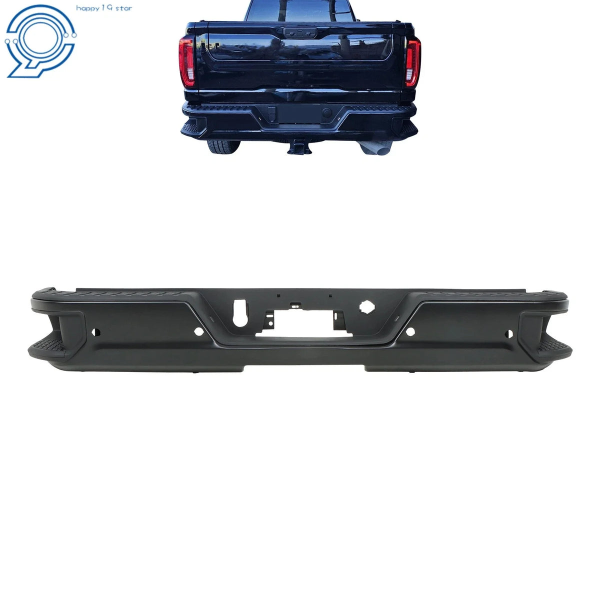 Rear Step Bumper Assembly for Silverado Sierra 2500 3500HD (2020–2025)
