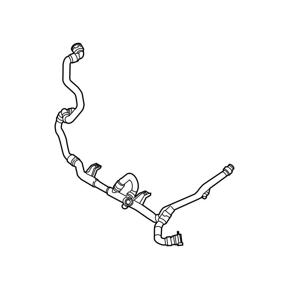 Engine Coolant Crossover Pipe for BMW (17127599460)