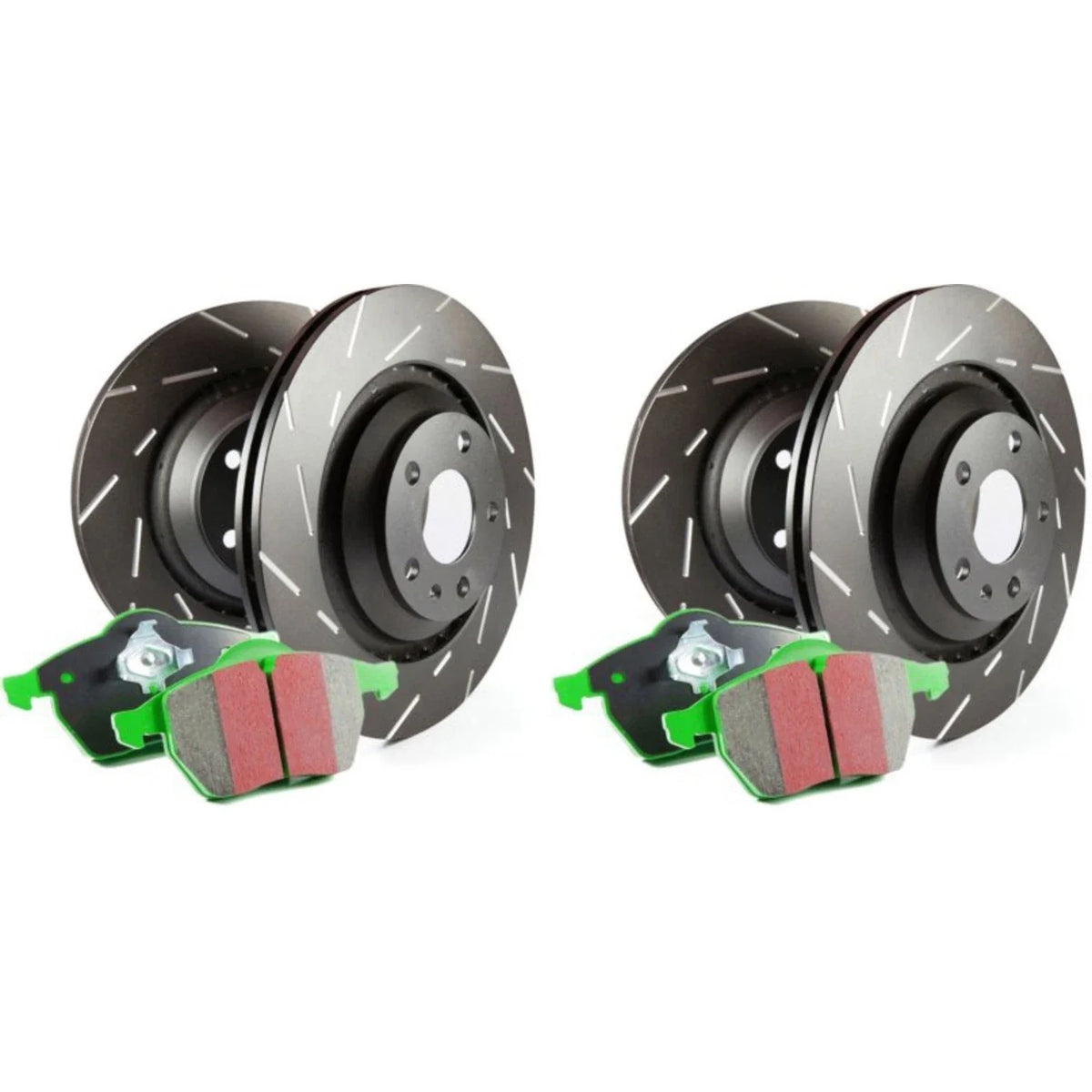 Set of 4 Brake Disc and Pad Kits for Mazda CX-5
