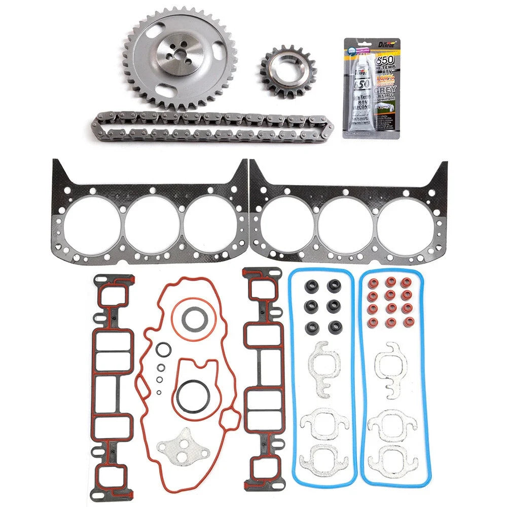 Timing Chain Kit with Head Gasket Set for C1500 1996-1998 Chevrolet GMC