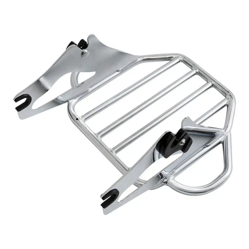 Backrest Sissy Bar Luggage Rack for 2009-2013 Harley Touring Chrome