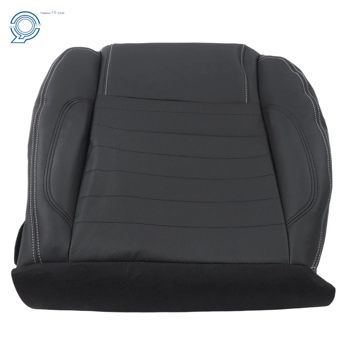 Leather Perforated Driver Side Bottom Seat Cover for Ford Mustang GT (2010–2014)
