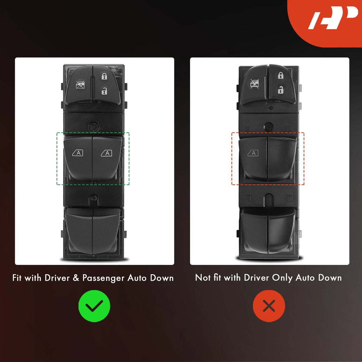 Power Window Switch for Front Left Nissan Altima (2013-2018)