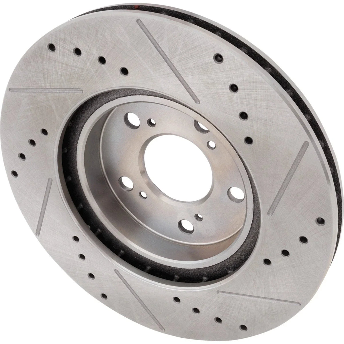 Brake Pad & Disc Kit for Acura RL (2005-2012) - Cross-drilled Slotted