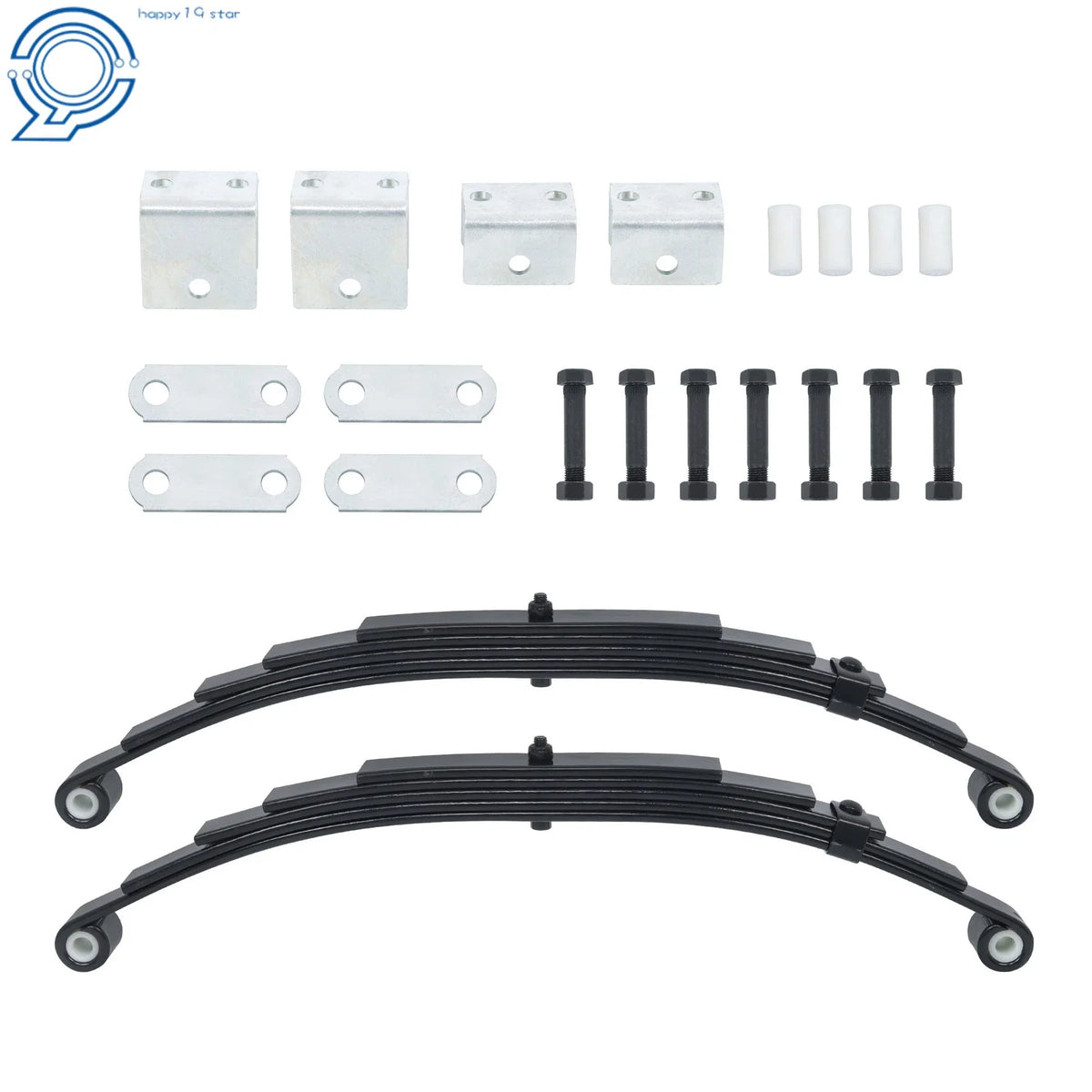 Trailer Axle Suspension Kit for 6000lbs (5 Leaf Springs)