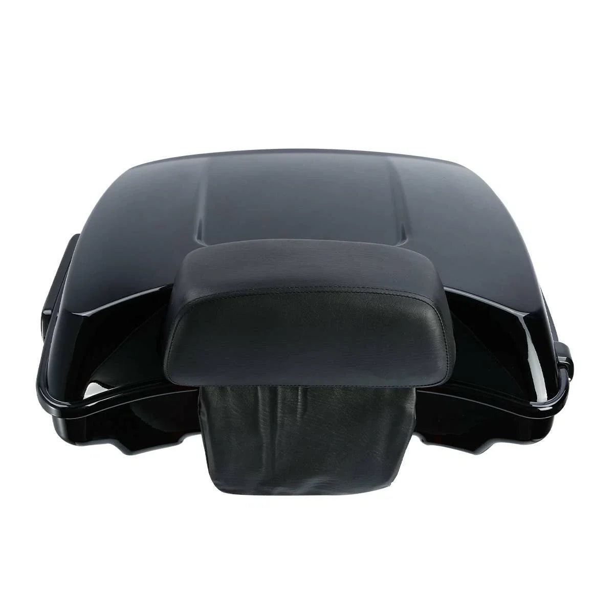 Black Razor Trunk Backrest Rack & Docking Kit for 2014-2026 Harley Road Glide