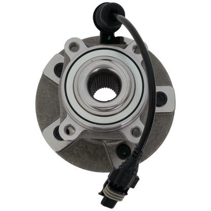 Wheel Hubs Set with Bearing & Sensor for Saturn Vue 2002–2007 4-Wheel ABS