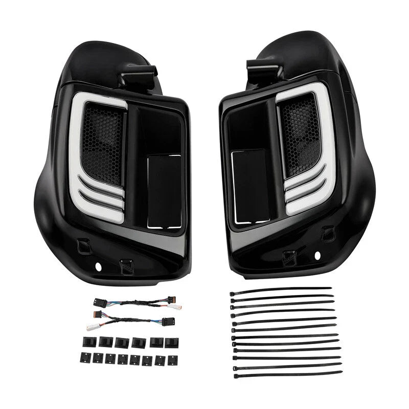 Lower Vented Leg Fairing with Turn Light for Harley Road Glide 2014-2024