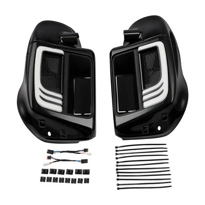 Lower Vented Leg Fairing with Turn Light for Harley Road Glide 2014-2024