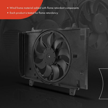 Fan Assembly with Shroud for Nissan Cube (2009-2012)