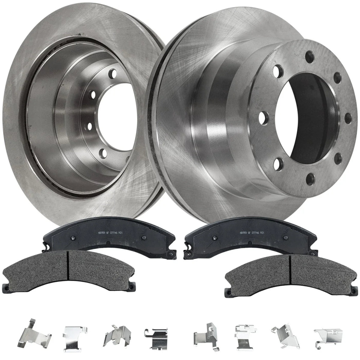 Disc Brake Rotor and Pad Kit for Chevrolet Express 3500 (2009–2017)