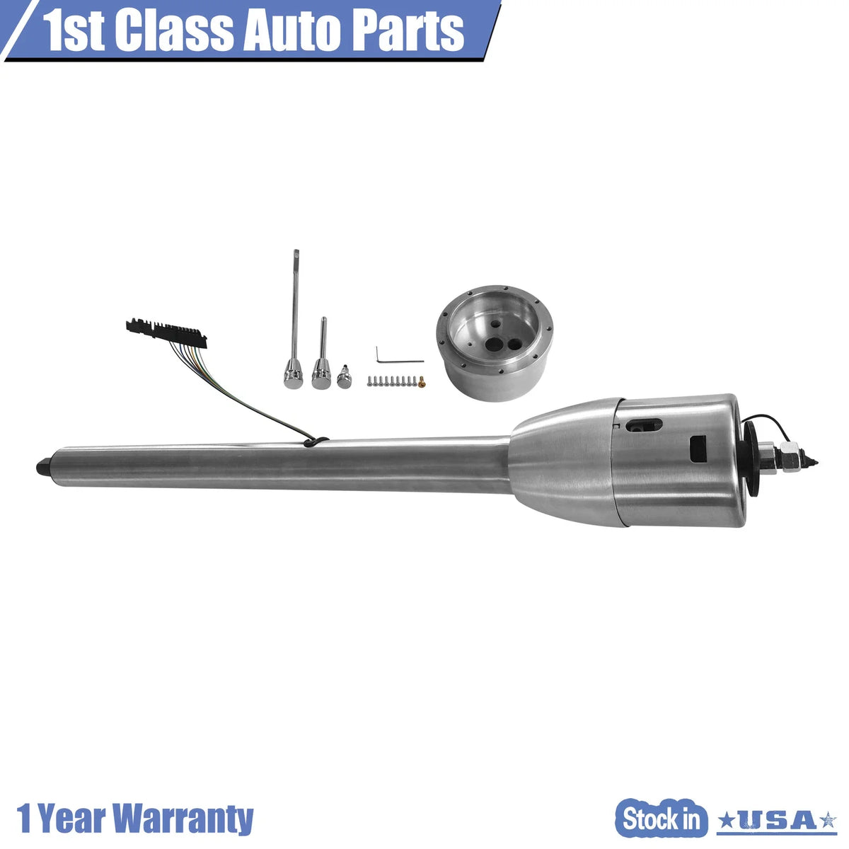 32" Polished Tilt Steering Column for Make Model