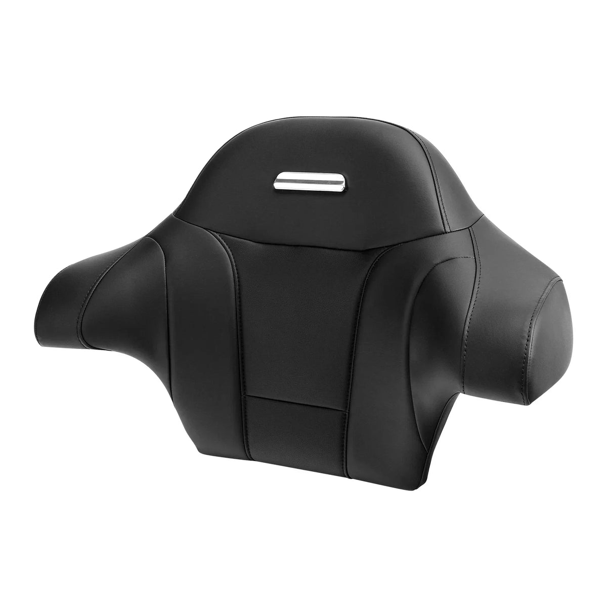Black Rear Backrest Pad for Passengers - Harley Touring 2014-2024
