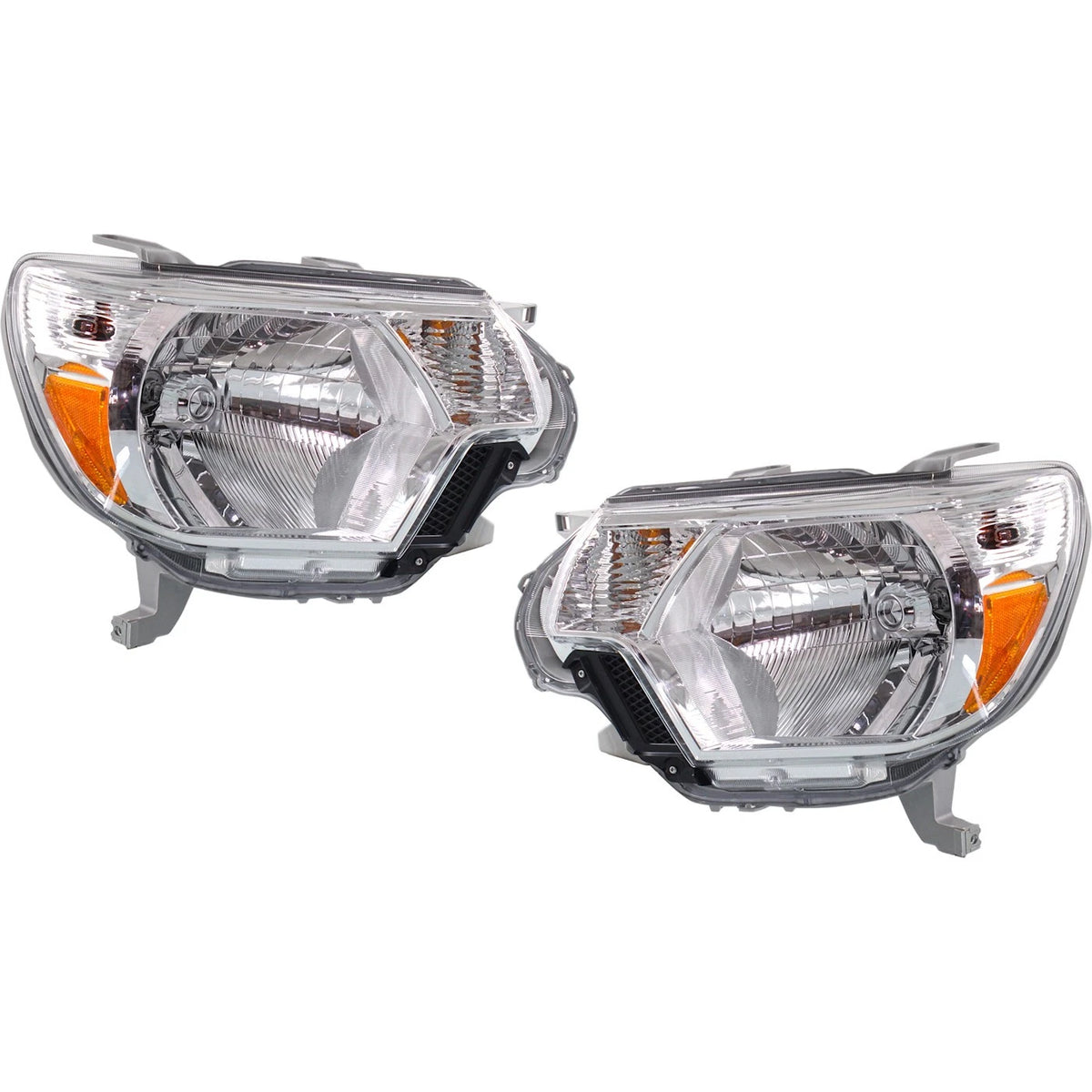 Set of 2 Headlights for Toyota Tacoma (Driver & Passenger Side)