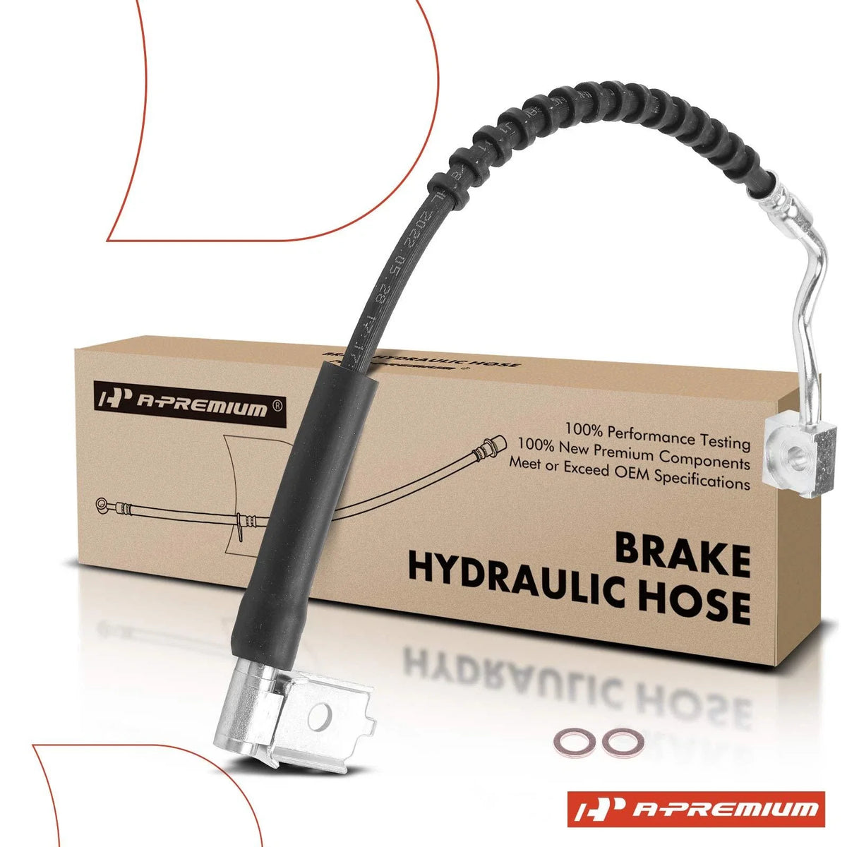 Front Right Brake Hydraulic Hose for Ford Ranger (1998–2005, 2009–2011)