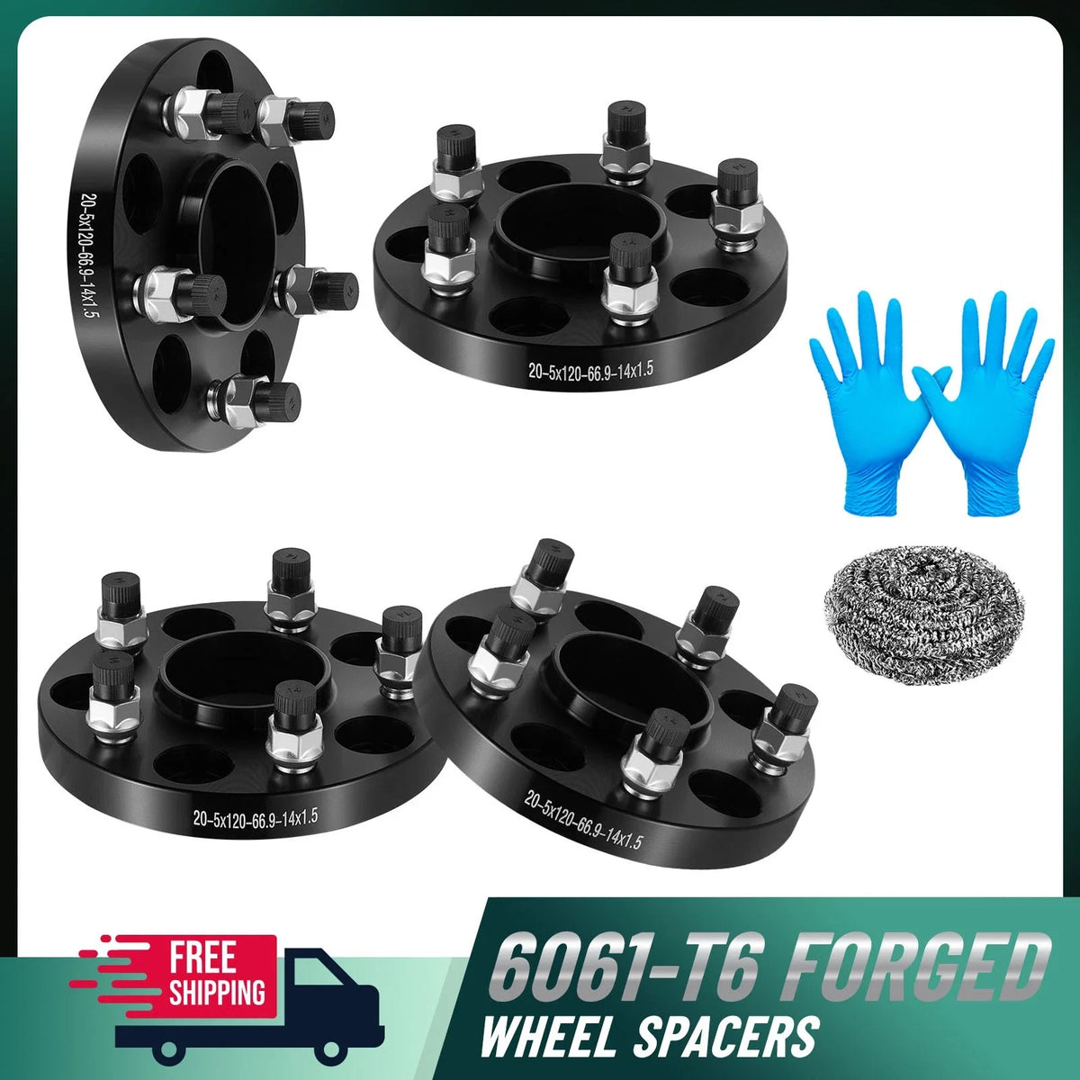 4 Pcs 20mm Hub Centric Wheel Spacers for GMC Terrain (2018–2020)