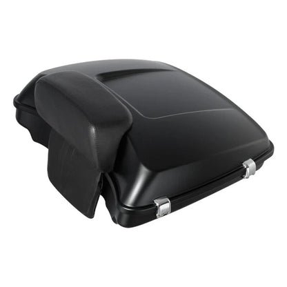 Matte Black Razor Trunk Backrest Rack for Harley Touring Road Glide (1997–2008)