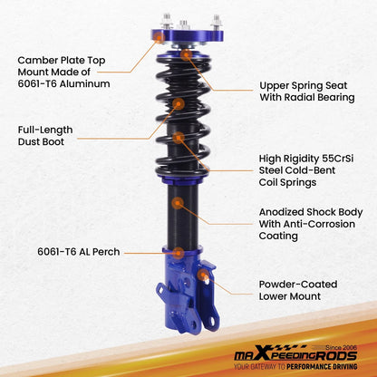 Coilover Kits with Adjustable Height for Honda Civic (2006-2011)