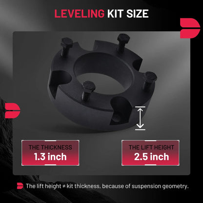 3" Lift for Front Leveling on Toyota 4Runner (2003–2023) & Tundra (2007–2022)