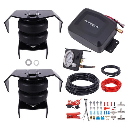 Weld On Rear Mounting Brackets & 2500 lb Air Ride Bags for Toyota N70