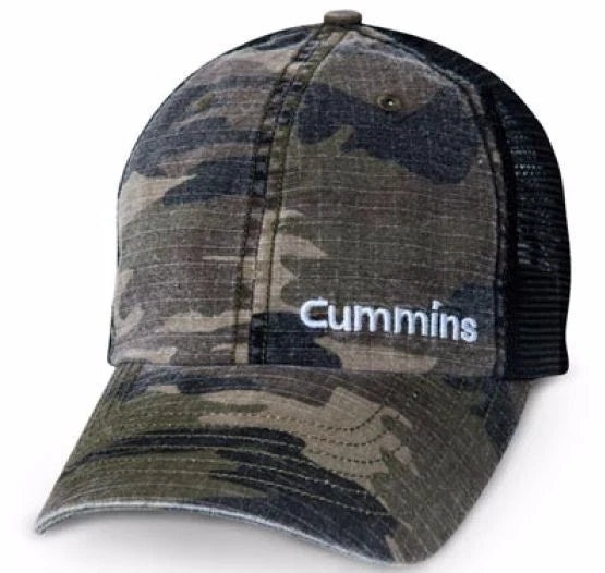 Camo Trucker Cap for Cummins Trucks (Adjustable Closure)