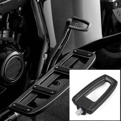 Matte Black Brake Pedal with Shifter Peg for Harley Road King Touring